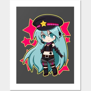 Hatsune Miku Punk Model Posters and Art